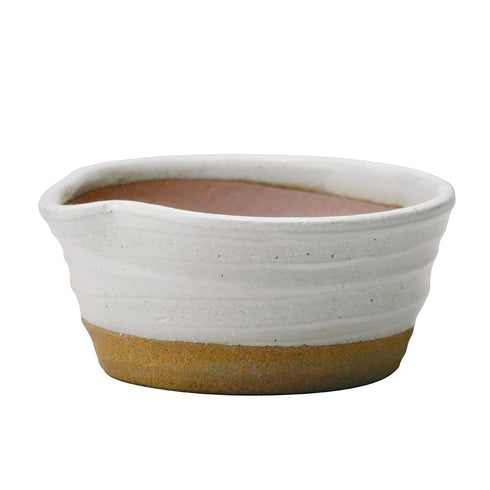 Ceramic comb-less mortar bowl|Panda Shokudo